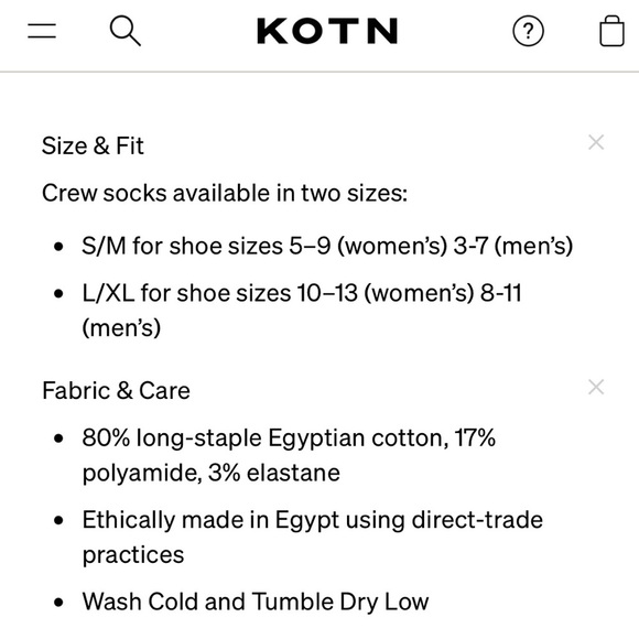 KOTN Long Crew Above the Ankle Socks, white long socks size 8, s/m - Picture 8 of 8